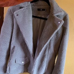 Missguided Sherpa moto jacket